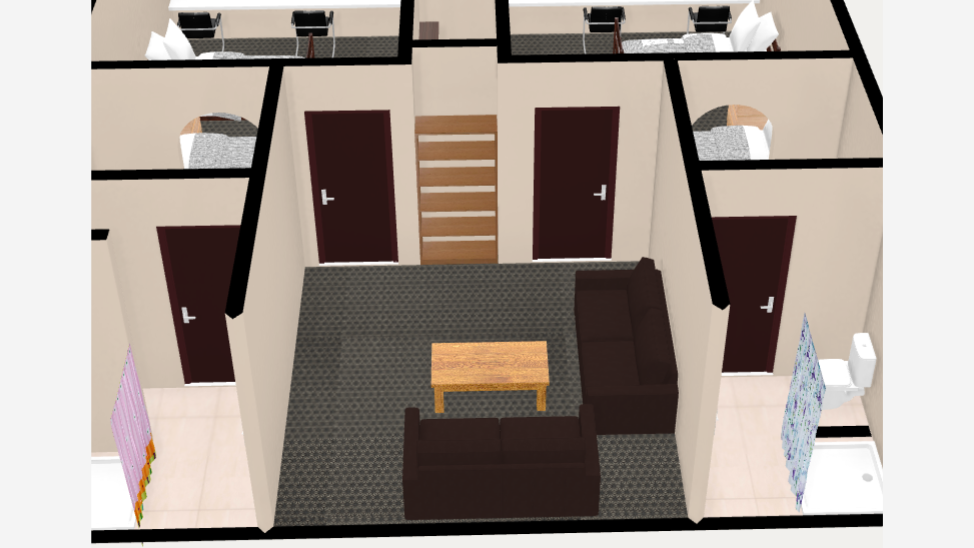 first person view of agnese floor plan